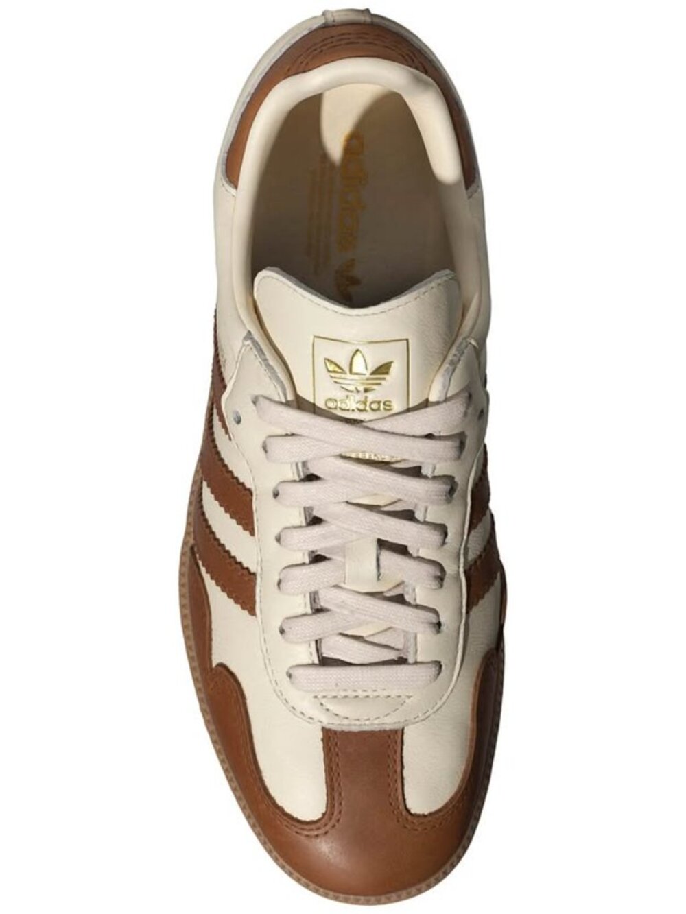 Adidas Samba OGs in Wonder White/ Dusky Brown Sneaker - Picture 6 of 7